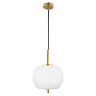 Nova Luce Hengende Lampe <strong>Lato</strong>  Uno Gull, Hvit