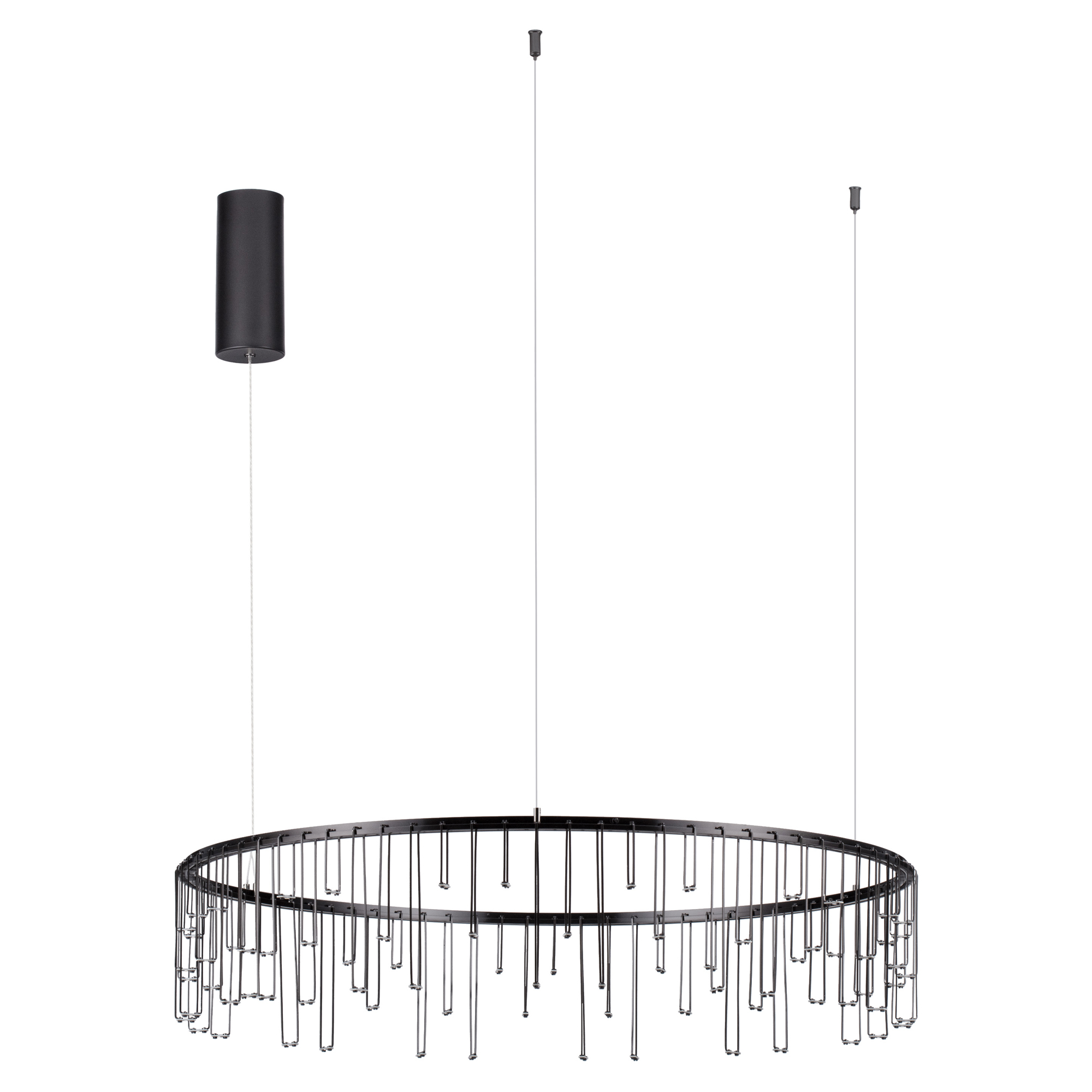 Nova Luce Hengende Lampe Stellar Alpha Svart Ø 80 cm