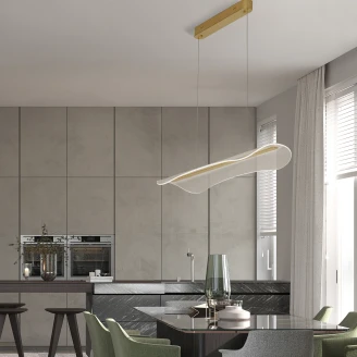 Nova Luce Hengende Lampe <strong>Agos</strong>  Gull