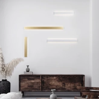 Nova Luce Vegglampe Seline Hvit 60 cm