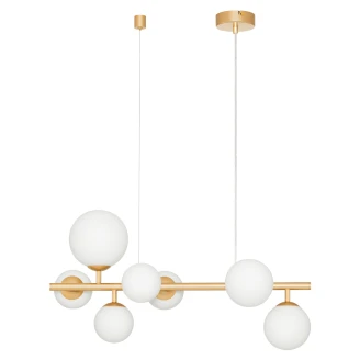 Nova Luce Hengende Lampe <strong>Odillia</strong>  Gull, Hvit