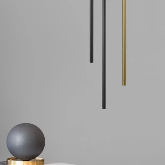 Nova Luce Hengende Lampe Elettra Svart M