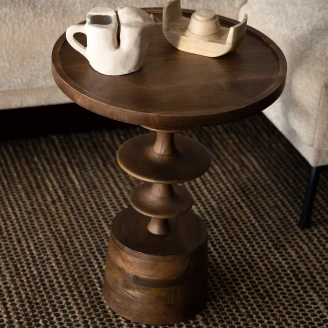 Dutchbone Sidebord <strong>Cath</strong>  Valnøtt