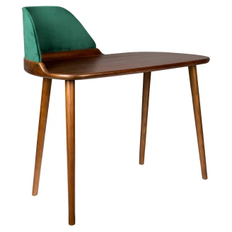 Dutchbone Skrivebord <strong>Finn Ny</strong>  Valnøtt, Grønn