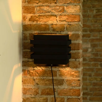 Dutchbone Vegglampe <strong>Dumont</strong>  Svart