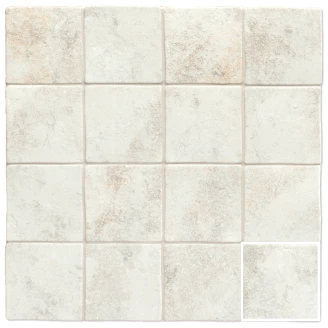 Natucer Gulvflis <strong>Petra Natucer</strong>  White Matt 12x12 cm