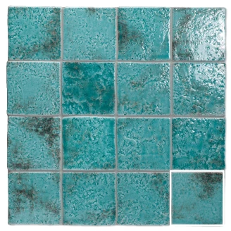 Natucer Gulvflis <strong>Mediterranea</strong>  Elba Blank 12x12 cm