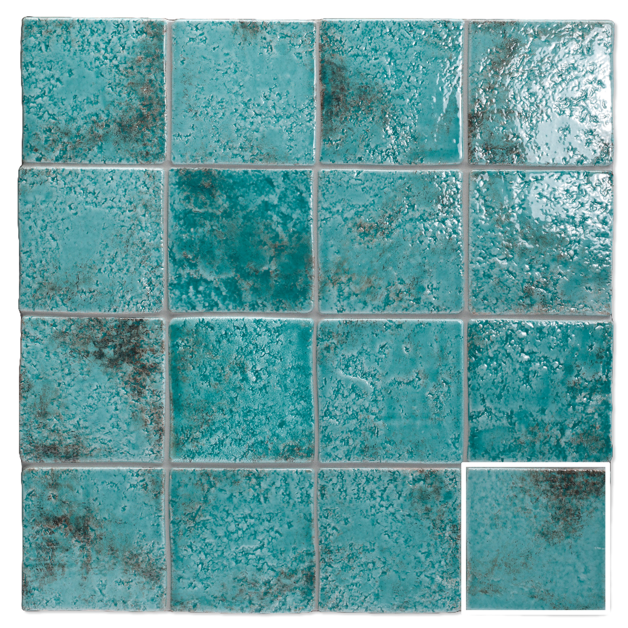 Natucer Gulvflis Mediterranea Elba Blank 12x12 cm