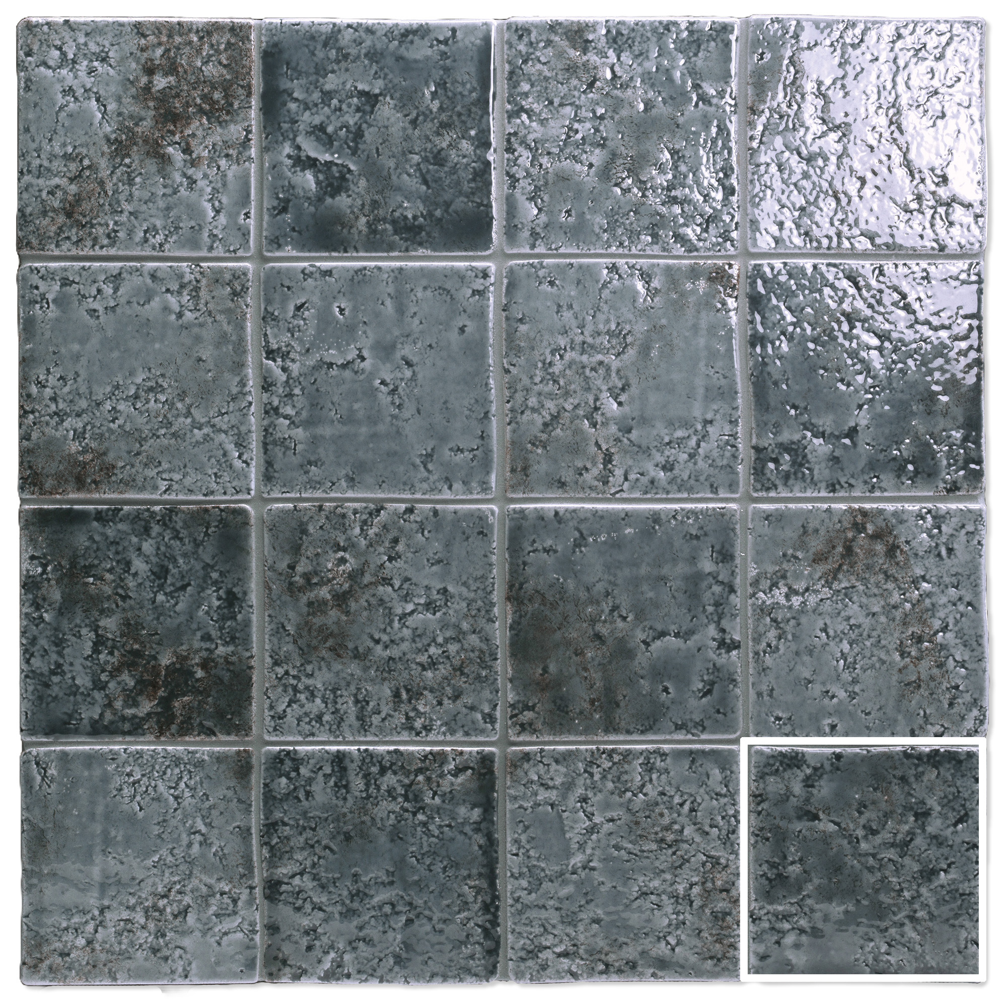 Natucer Gulvflis Mediterranea Gozo Blank 12x12 cm