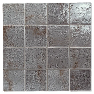 Natucer Gulvflis <strong>Mediterranea</strong>  Milos Blank 12x12 cm
