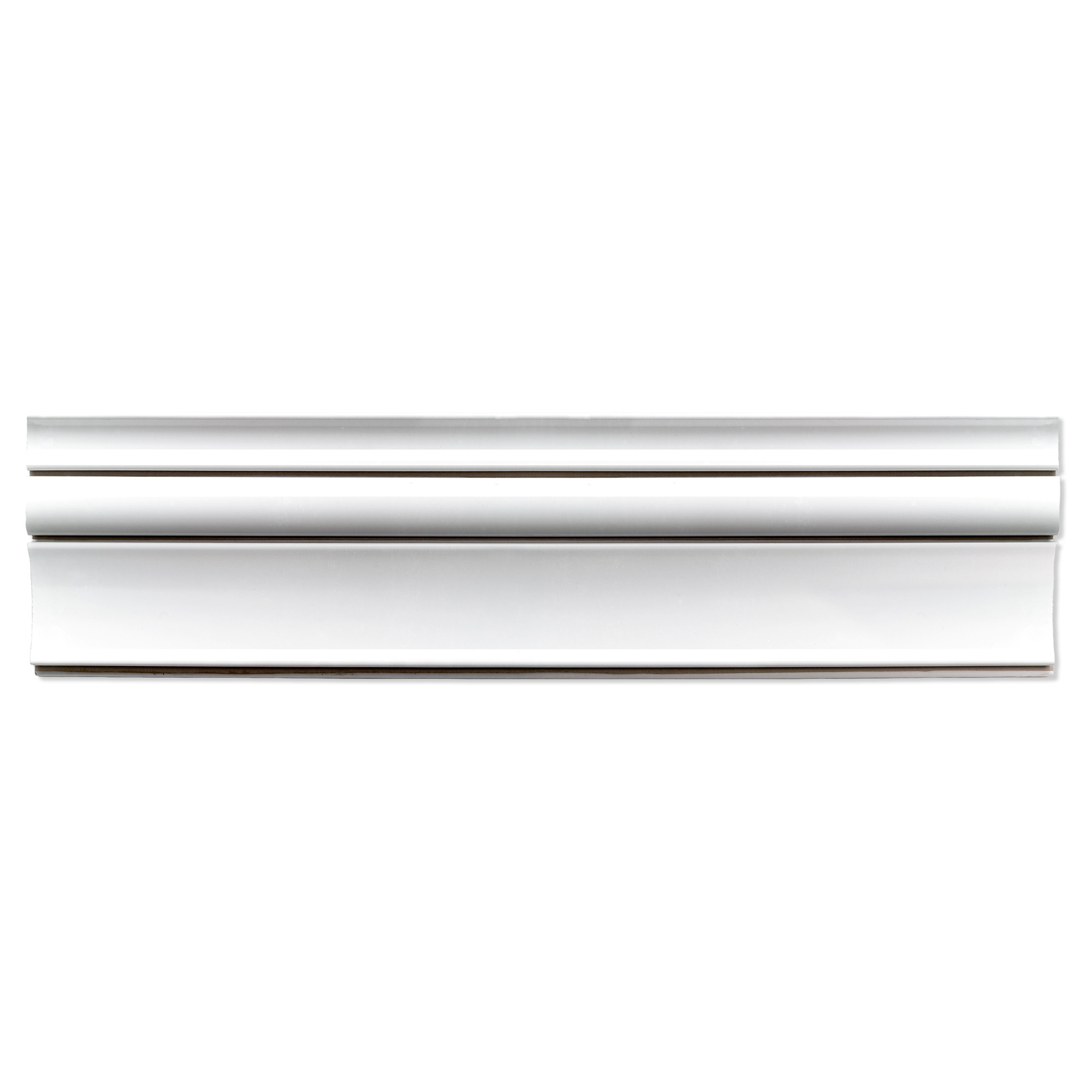 Natucer Veggflis Techno Natucer White Blank Relieff 10x40 cm