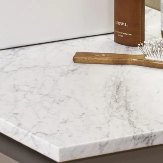 Benkeplate Monteluce Carrera Marmor Matt 121 cm