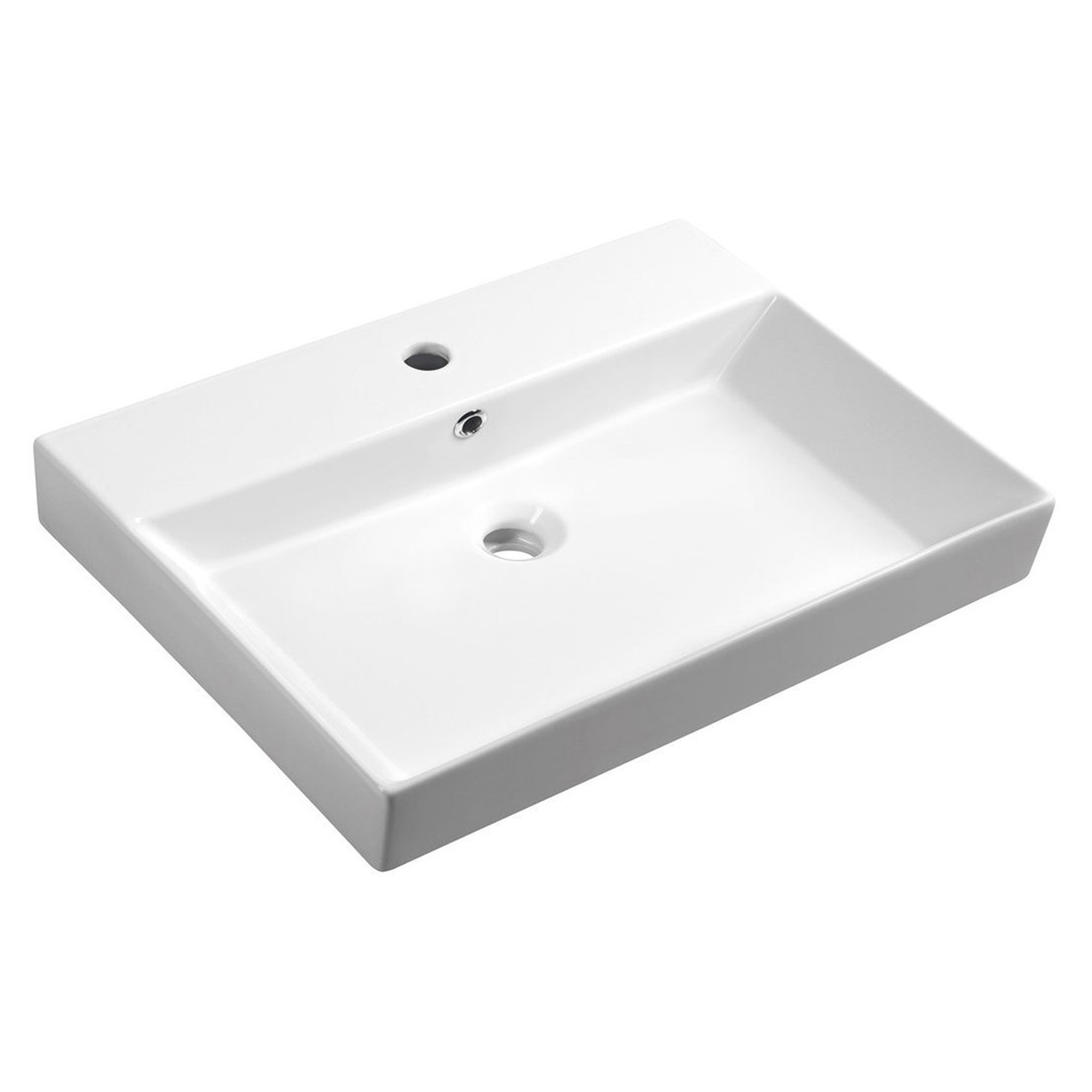 Servant Serin Hvit Blank 70x45 cm