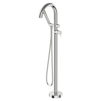 Gulvblander med Dusjsett Rund <strong>Silia</strong> Krom Blank
