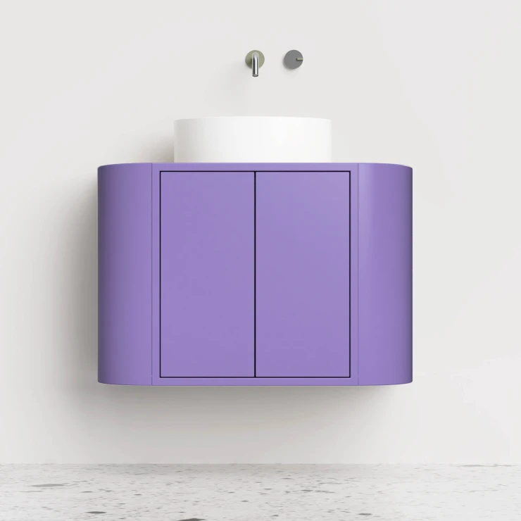 Desiva Servantskap Alba 01 Fiolett 80x40 cm