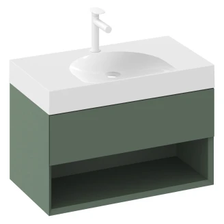 Ravak Servantskap <strong>Lite</strong>  Grønn Matt 80 cm med Servant S