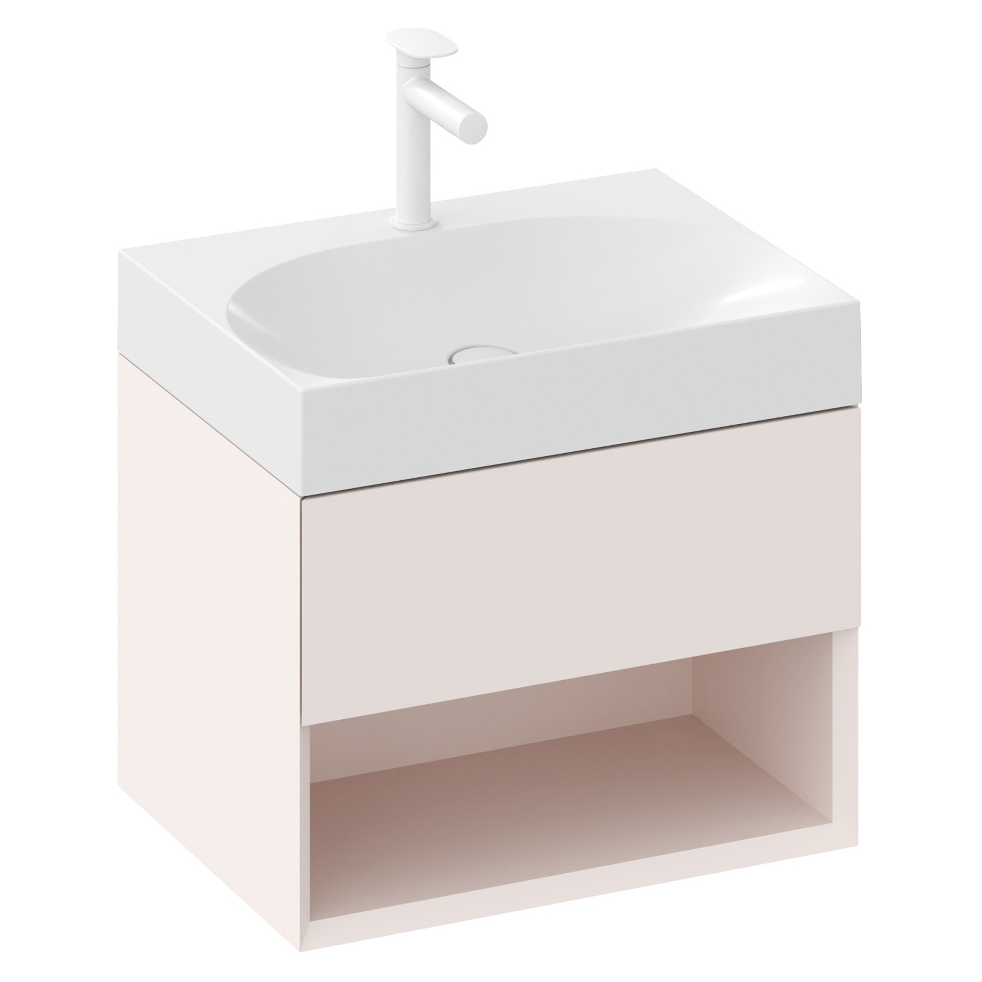 Ravak Servantskap Lite Rosa Matt 60 cm med Servant