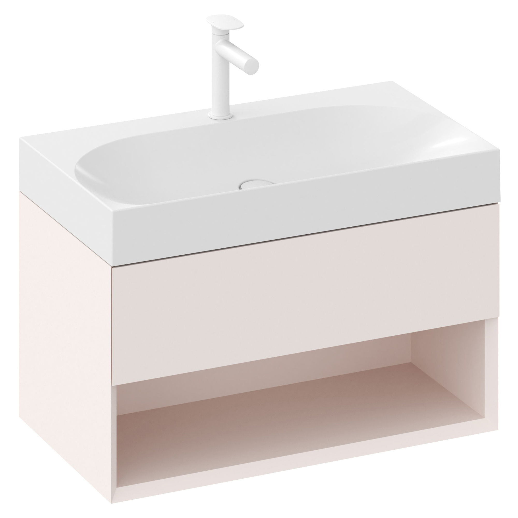 Ravak Servantskap Lite Rosa Matt 80 cm med Servant L