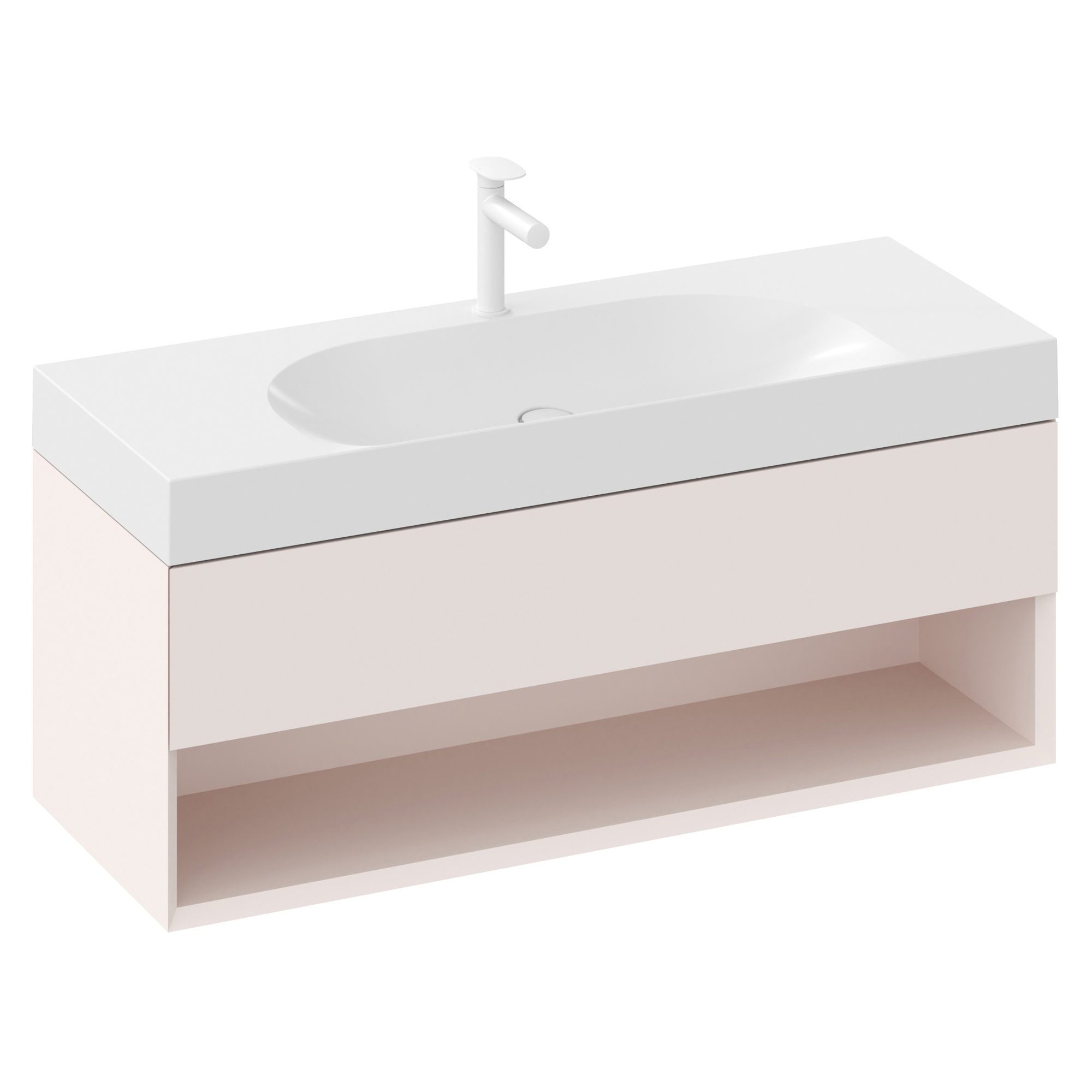 Ravak Servantskap Lite Rosa Matt 120 cm med Servant