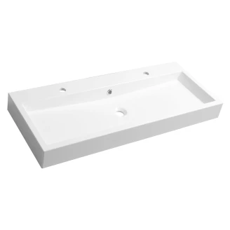 Servant <strong>Mirelle</strong>  Hvit Blank 100x42 cm To-hulls