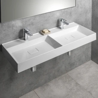Dubbelt Servant <strong>Orvessa</strong>  Hvit Blank 119x44 cm