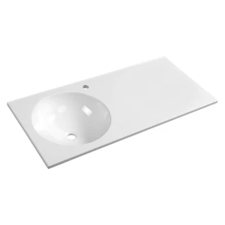 Servant <strong>Zantia</strong>  Hvit Blank 100x47 cm Venstre
