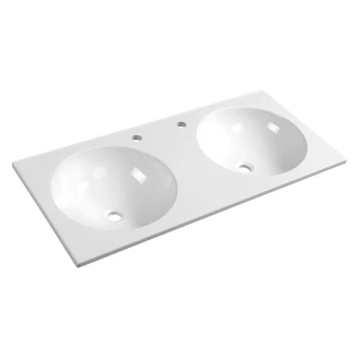 Dubbelt Servant <strong>Zantia</strong>  Hvit Blank 100x47 cm