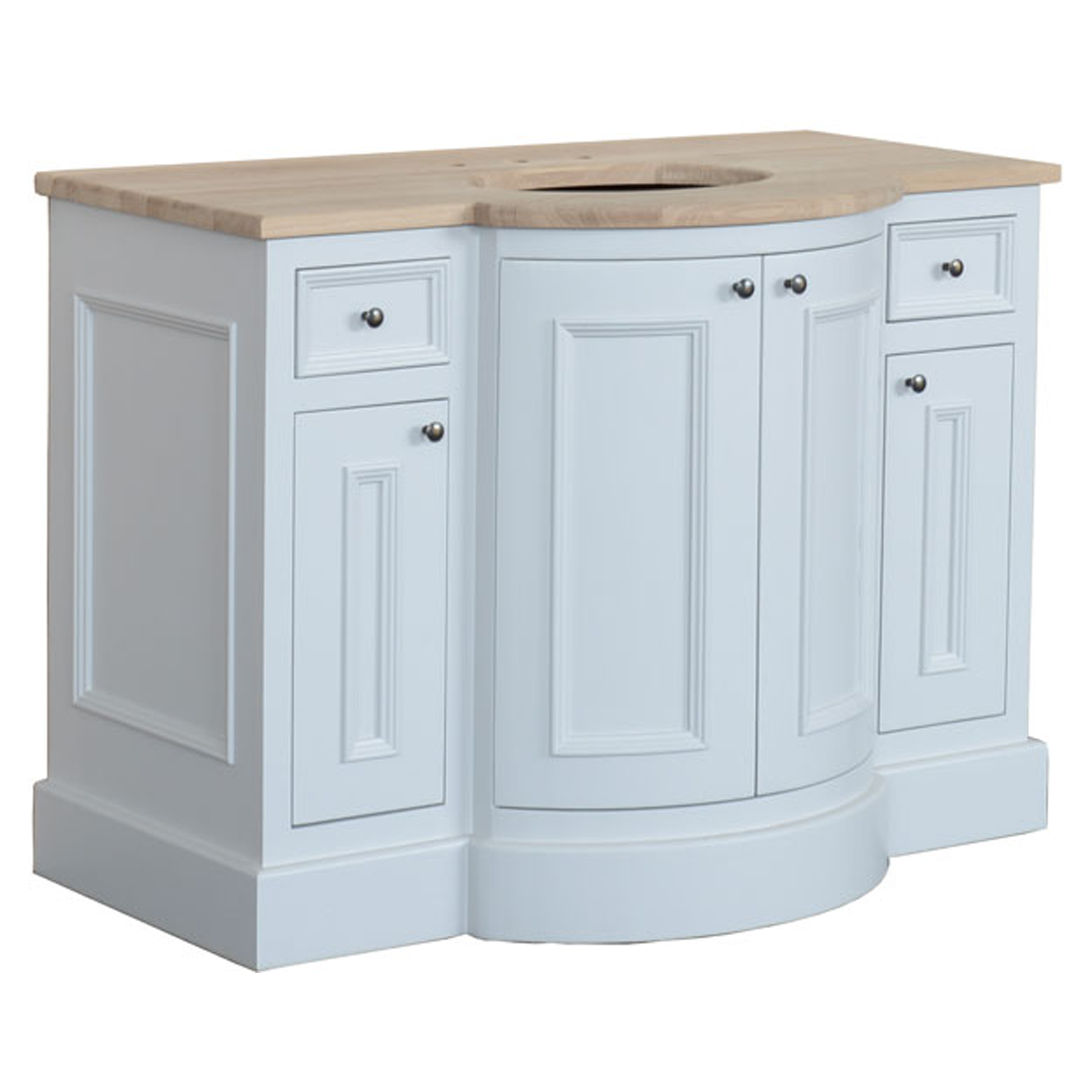 Kenny&Mason Servantskap Holton Hvit Matt 124 cm