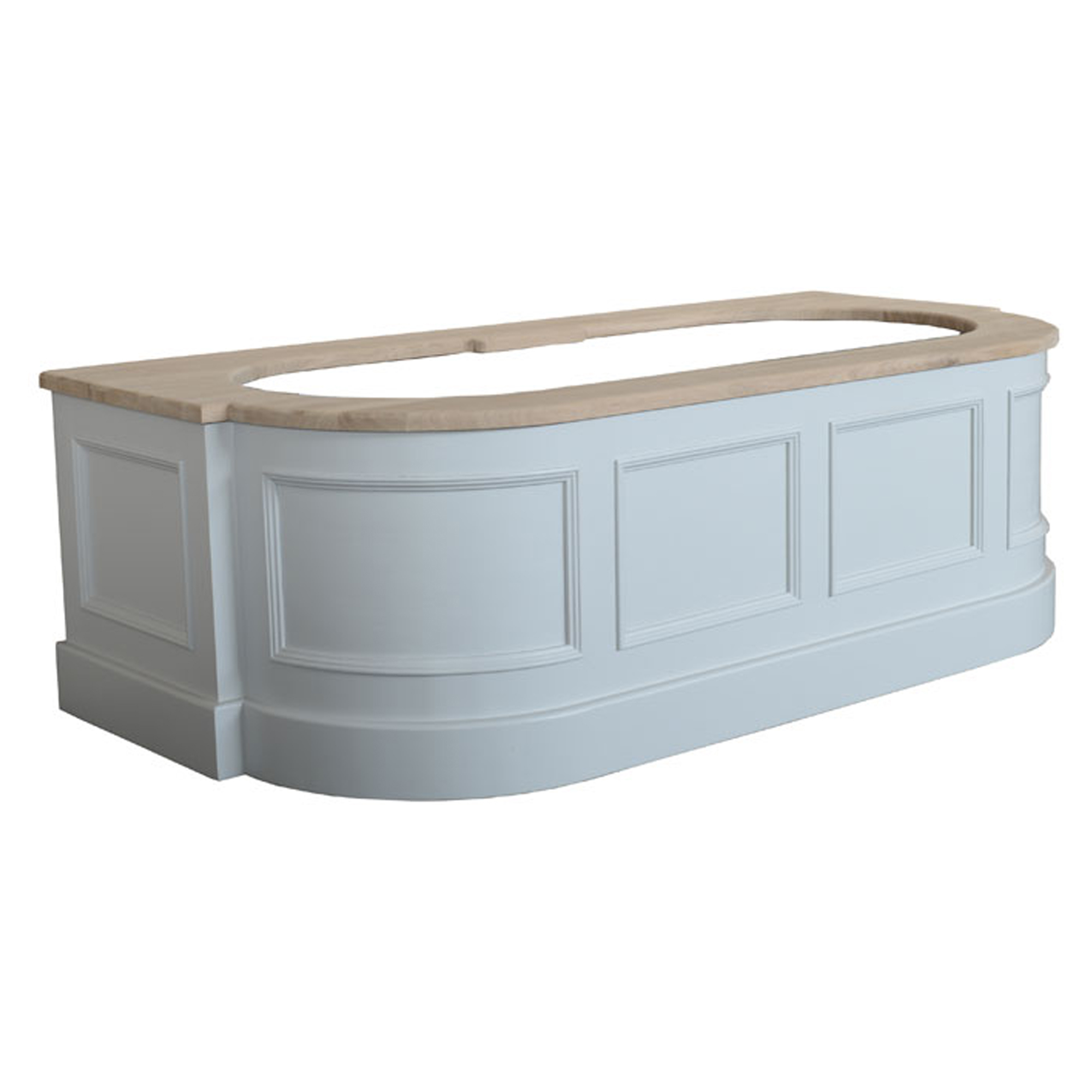 Kenny&Mason Badekarfront Holton Hvit Matt 200x90 cm