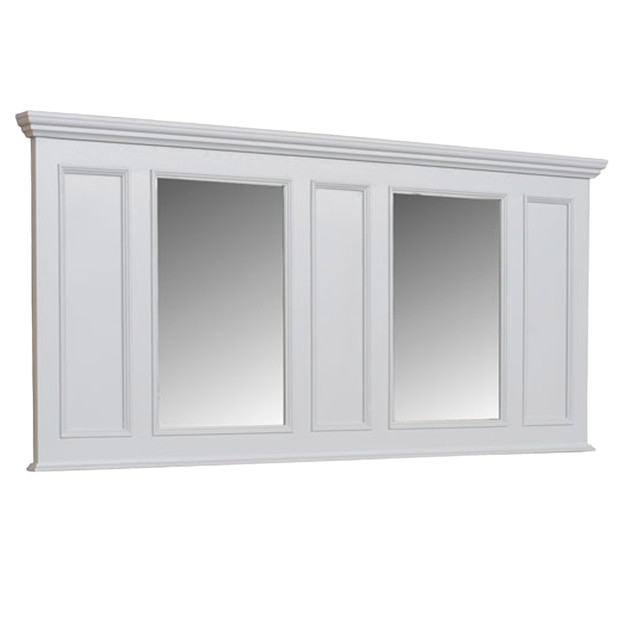 Kenny&Mason Dobbelt Speil Holton Hvit Matt 224x99 cm