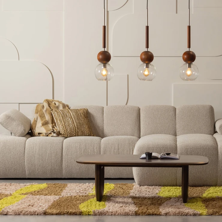 Woood Sofa Høyre Mojo Beige 285 cm
