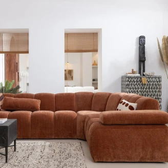 Woood Sofa Høyre <strong>Mojo</strong>  Rustbrun 310 cm