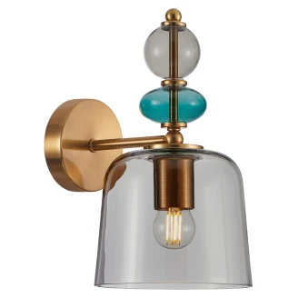 Vegglampe <strong>Eloria</strong>  Grå Blank