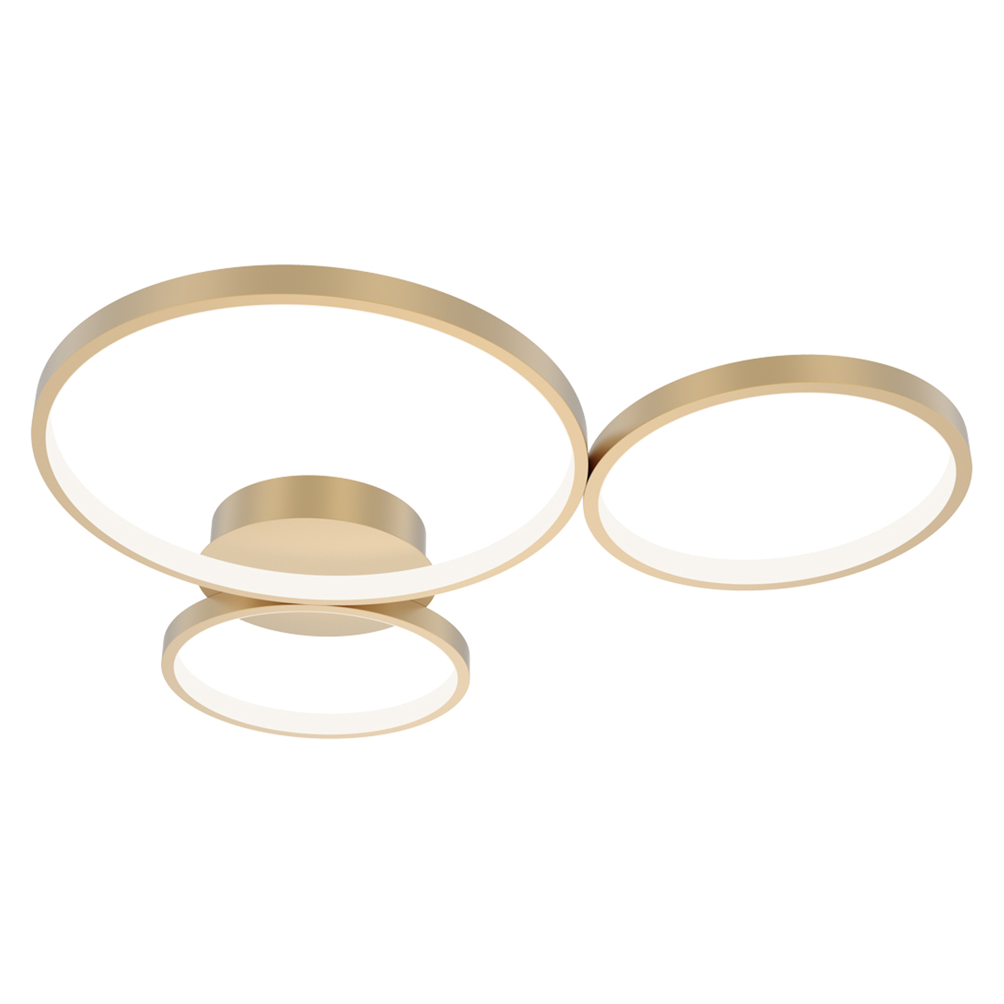 Taklampe Virello Trio Gull Matt