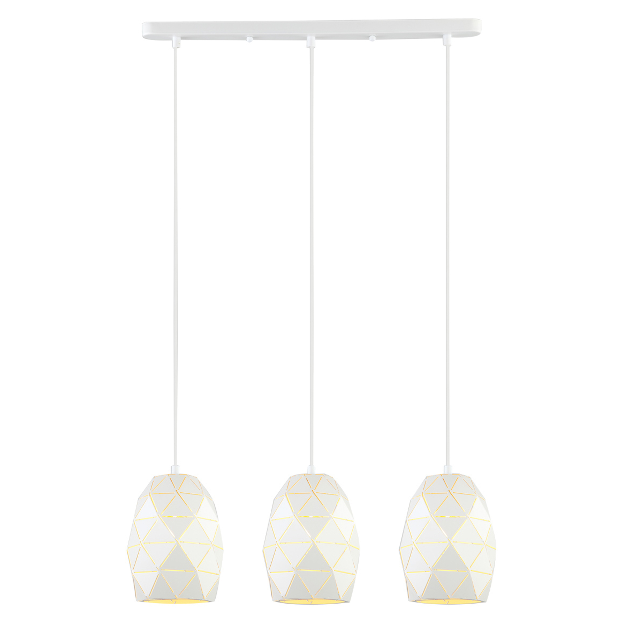 Hengelampe Renolia Trio Hvit Matt
