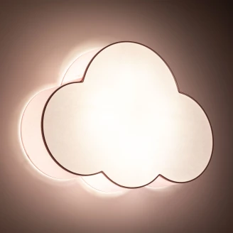 Vegg-/Taklampe <strong>Moln</strong>  Rosa Matt 63 cm