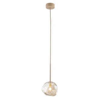 Hængende Lampe <strong>Ardea</strong>  Beige Blank Ø 15 cm