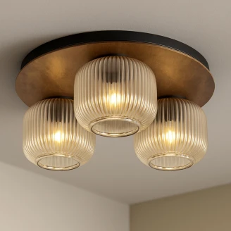 Taklampe <strong>Linora</strong>  Trio Brun Blank
