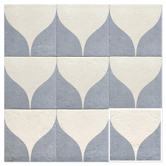 Mainzu Gulvflis <strong>Blue Water</strong>  Blue Two Matt 20x20 cm