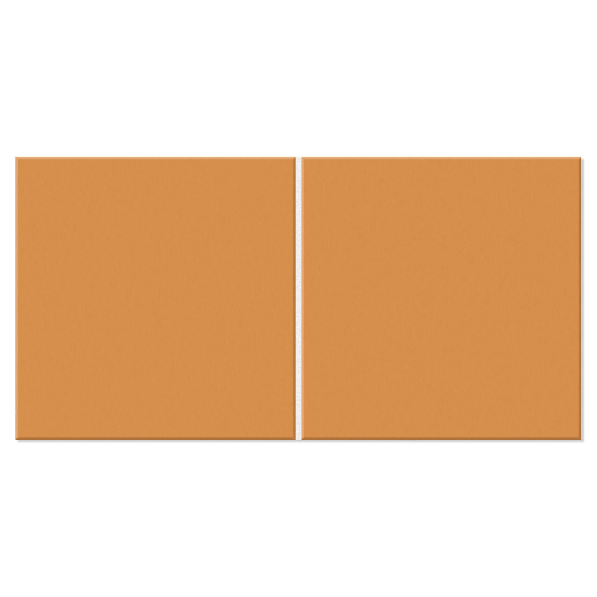 Gulvflis Sekel Oransje Matt 10x20 (10x10) cm