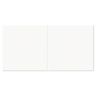 Gulvflis <strong>Sekel</strong>  Hvit Matt 10x20 (10x10) cm