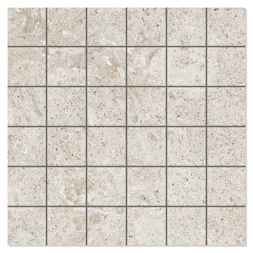 Mosaikkflis Kaleido Beige Matt 30x30 (5x5) cm