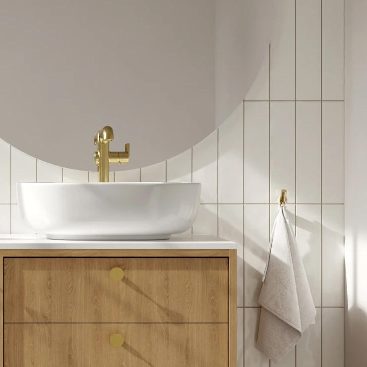 Veggkroker Silia Gull Matt