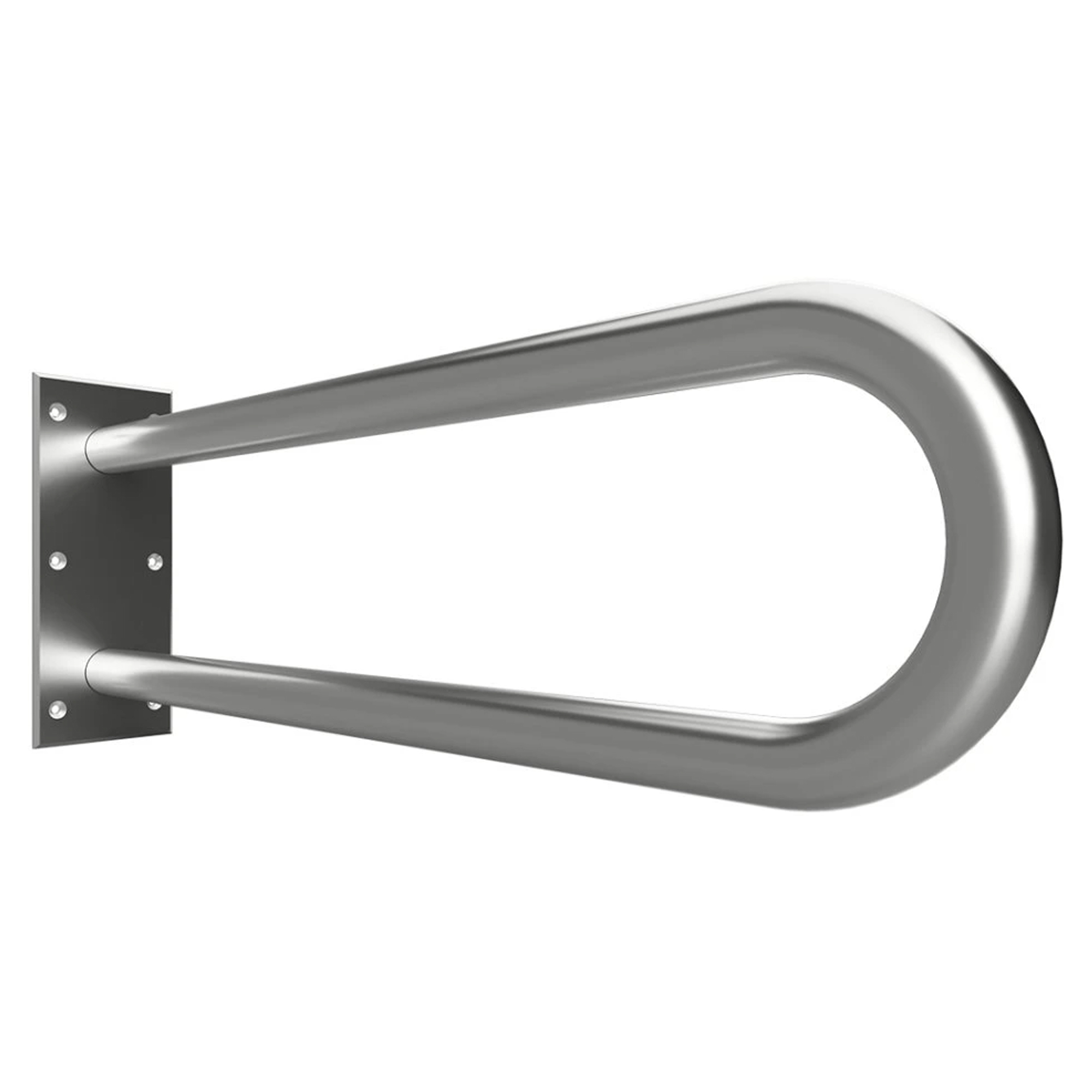 Støttegrep Steda 60 cm Dobbel Krom Matt Uten Deksel