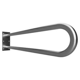 Støttegrep <strong>Steda</strong>  85 cm Dobbel Krom Matt Uten Deksel