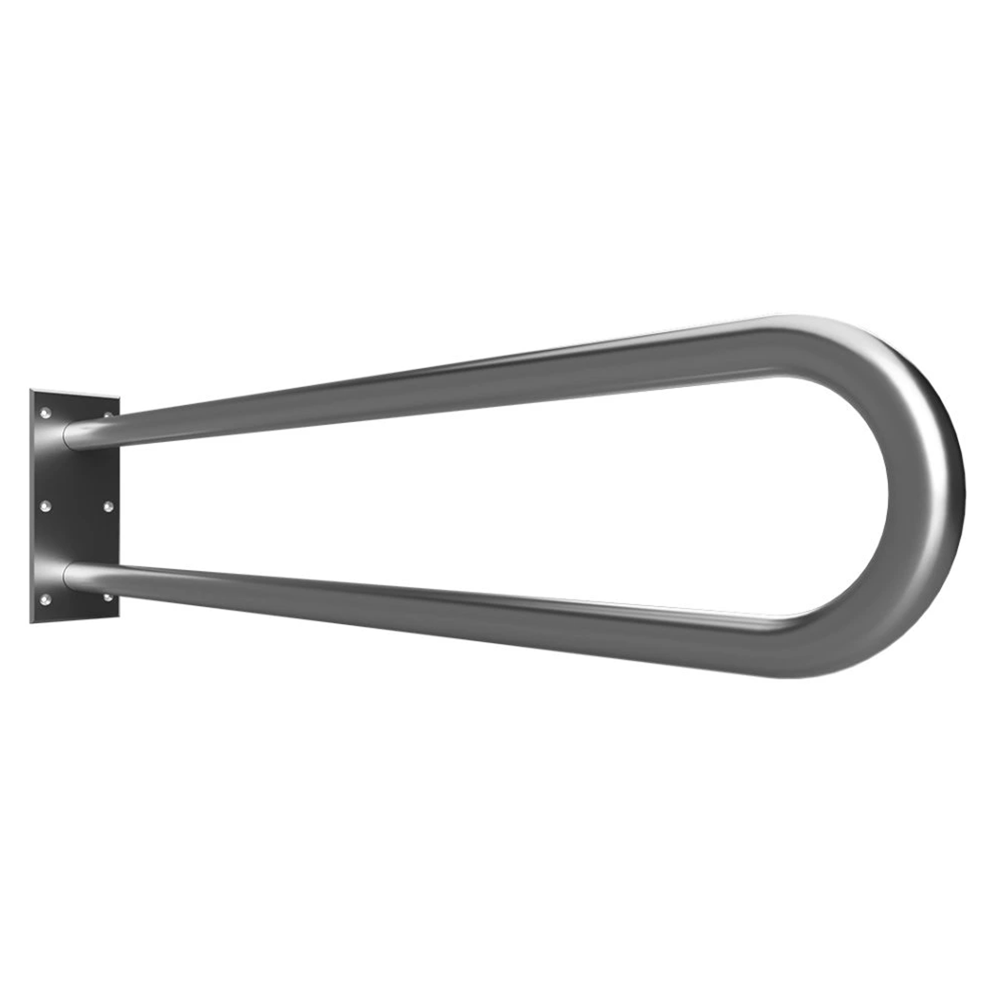 Støttegrep Steda 90 cm Dobbel Krom Matt Uten Deksel