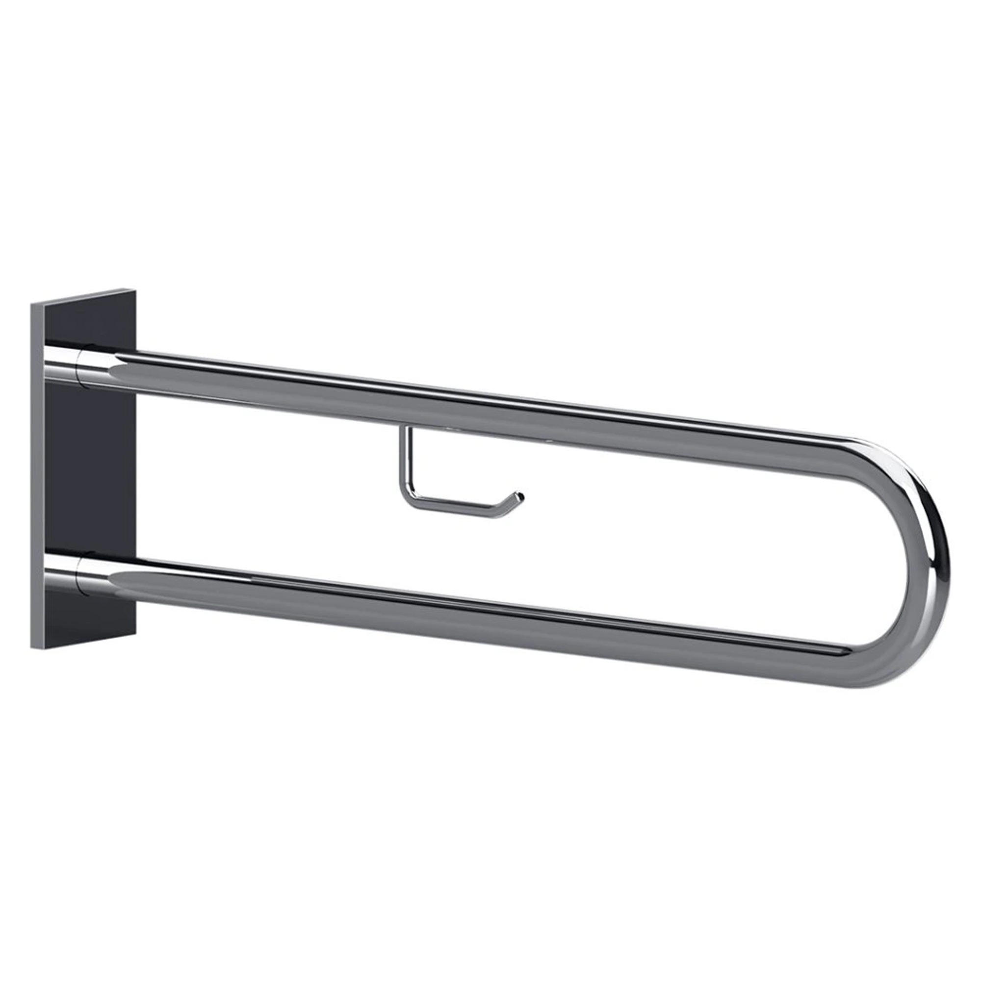 Støttegrep med Toalettpapirholder Steda 90 cm Dobbel Krom Blank