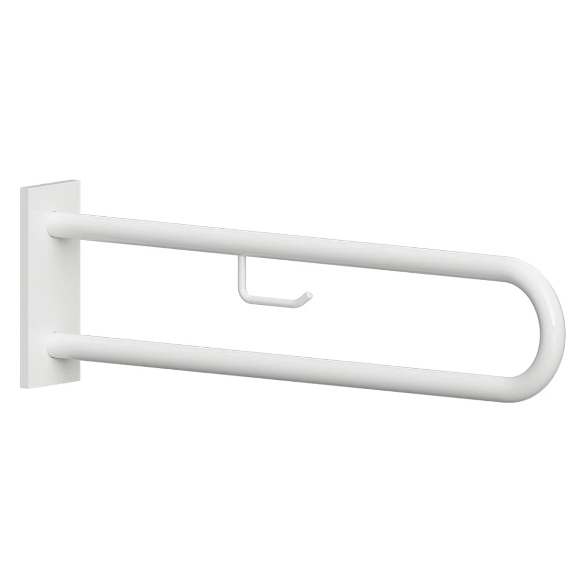 Støttegrep med Toalettpapirholder Steda 90 cm Dobbel Hvit Matt