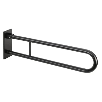 Sammenleggbart Støttegrep <strong>Steda</strong>  81 cm Dobbel Svart Matt
