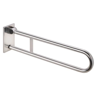 Avtakbart Sammenleggbart Støttegrep <strong>Steda</strong>  81 cm Dobbel Krom Blank